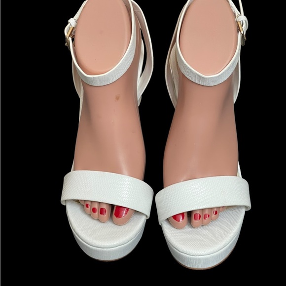 Aldo Pallidus White block heels size 9M - Picture 4 of 12